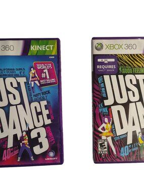 Xbox 360 Just Dance 3-4 Bundle Set